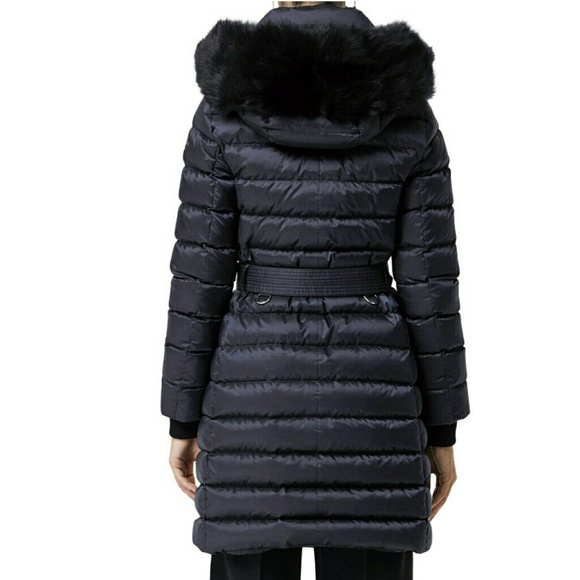 Burberry Limefield Genuine Shearling Hood Puffer - Picture 2 of 8